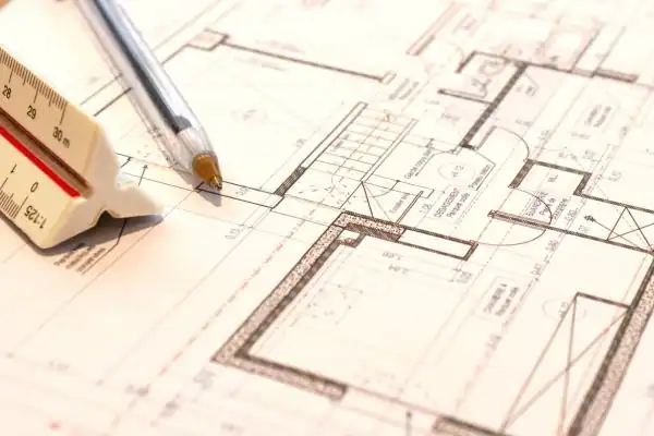 Image of architect Wednesfield drawings